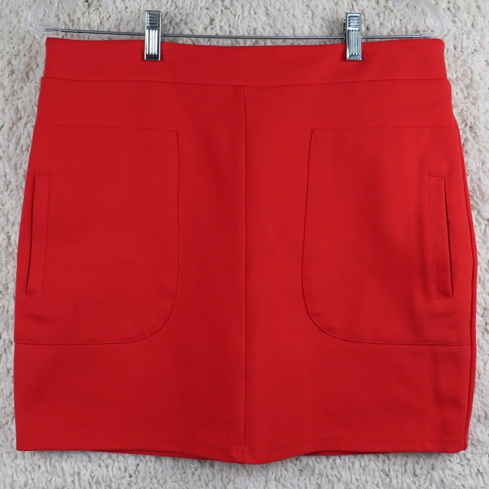 Forever 21* Women's Fully Lined Half Back Zipper Front Pocket Pencil Skirt~US 29